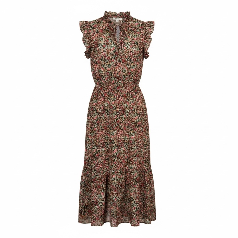 BB Dakota by Steve Madden Liberty Floral Fall Autumn Ditsy MIDI Dress XXL NWT